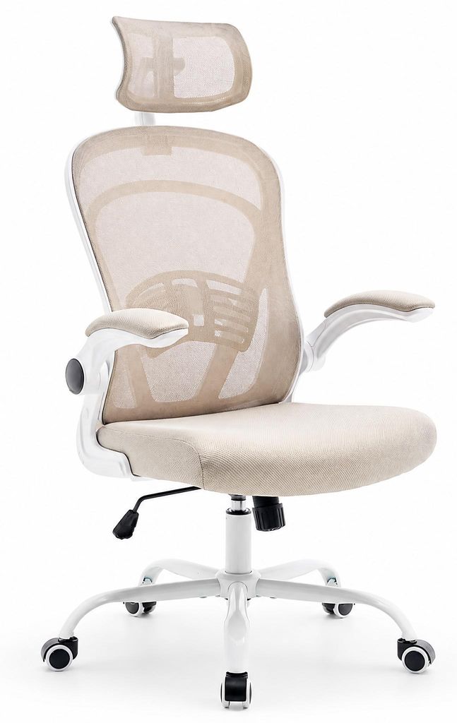 Ergonomiczny fotel biurowy z wysokim oparciem z siatki, Zdjęcie produktu 