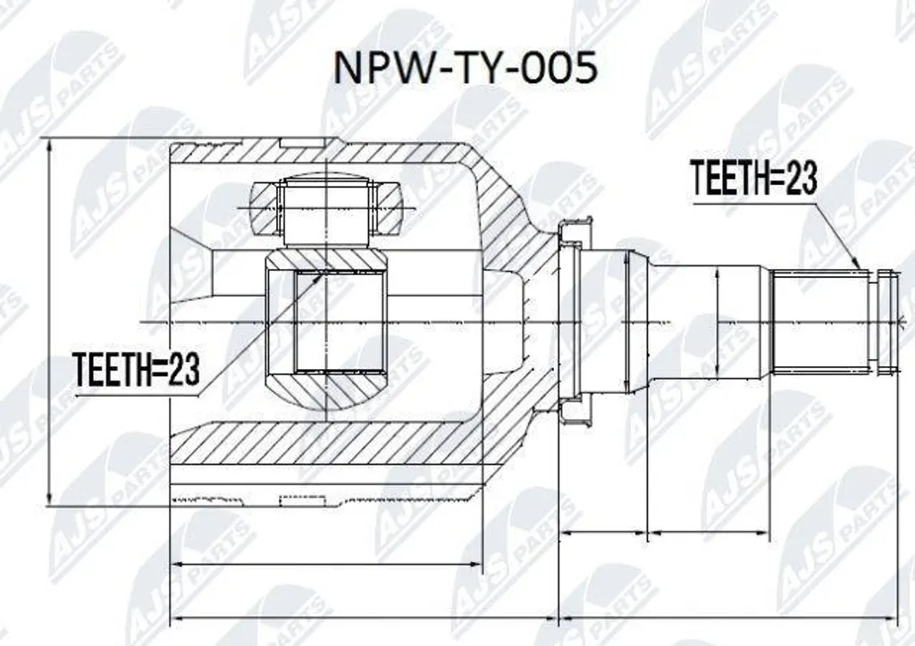 Stopper fuites transmission Corolla : Kit joints NTY OE 4340312040