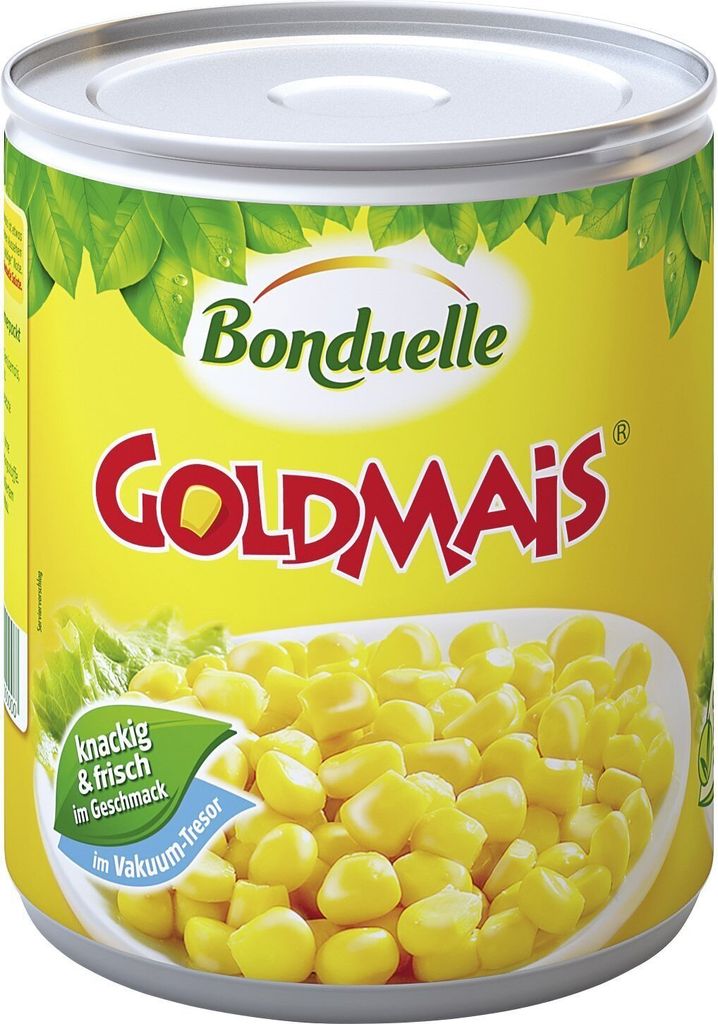 Bonduelle Goldmais Knackiger Mais für Ihre besten Rezepte Produktbild 