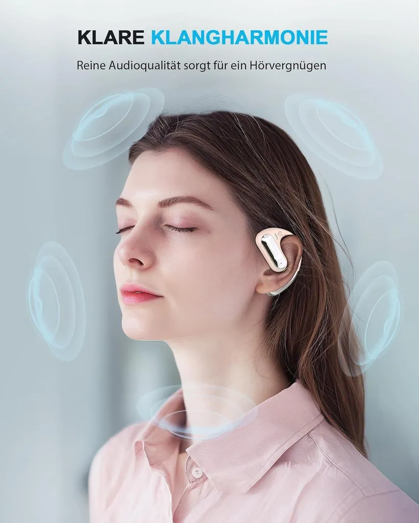 Auricolari Bluetooth 5.3 Sport IP7 con 4 Microfoni ENC e LED Power - 4