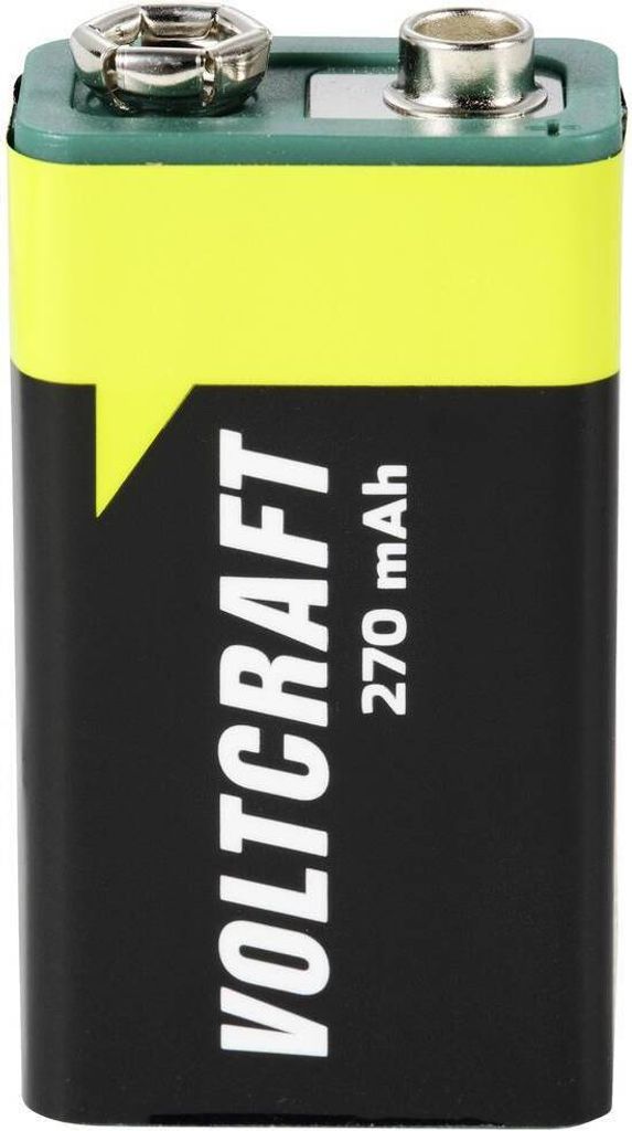 VOLTCRAFT Endurance 6LR61 9 V Block-Akku NiMH 270 mAh 8.4 V 1 St.