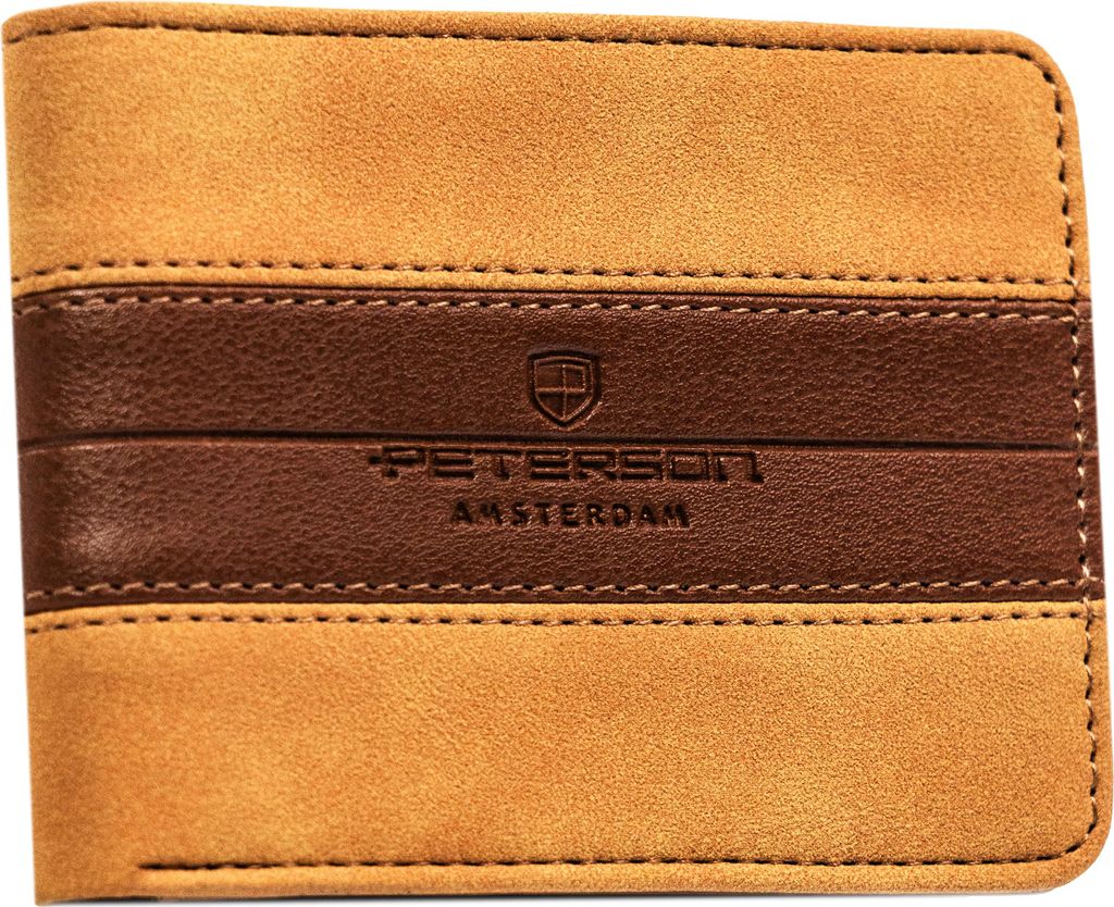 Peterson Portemonnaie aus Leder für Männer Adonisi dunkelbraun One size