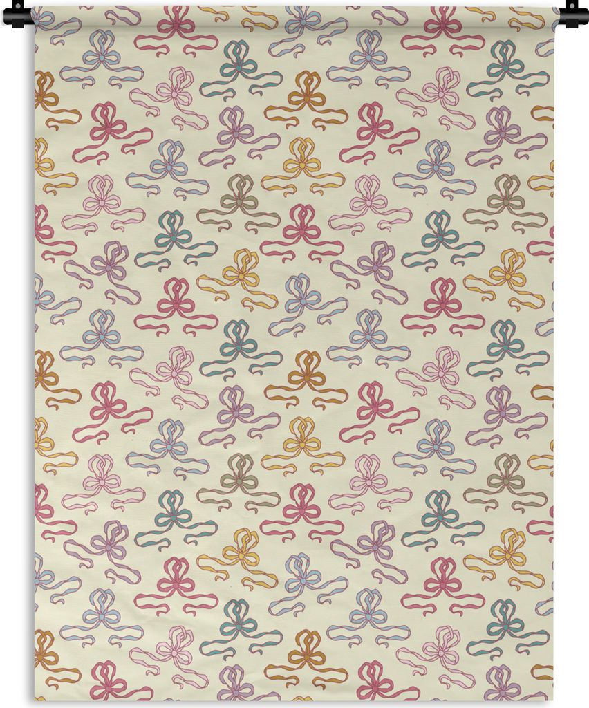 MuchoWow Wandteppich Wandbehang Fliege - Schnittmuster - Geburt 150x200 cm Tapisserie Dekoration Wandtuch - Wandaufhängung - Moderner
