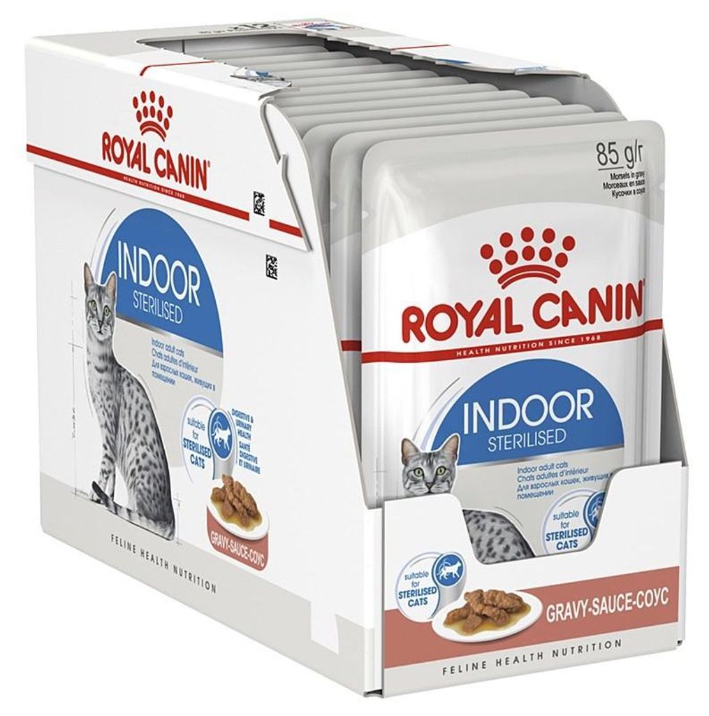 Royal Canin Indoor Sterilised W Sosie 12x85g Karma Mokra W Zdjęcie produktu 