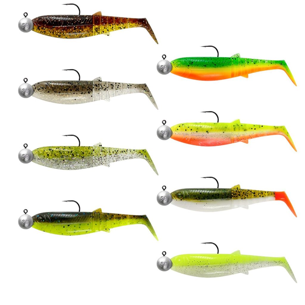 Savage Gear Cannibal Shad Mix - 4 montierte Gummifische, Produktbild 