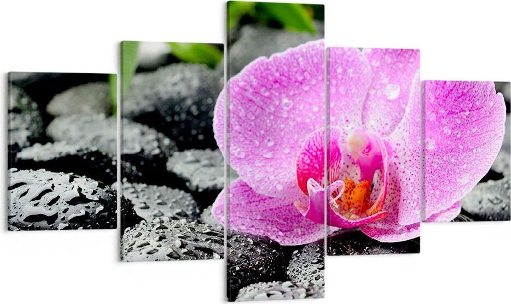 Bild auf Leinwand - Leinwandbild - Asien bambus schönheit kultur - 125x70cm - Wand Bild - Wanddeko - Leinwanddruck - Bilder - Kunstdruck - Wanddek...