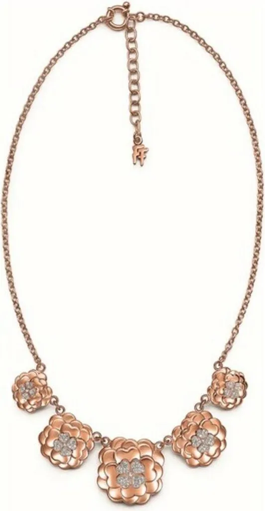 Folli Follie Collana 3N14T028RC Donna 45cm - Elegante e Trendy