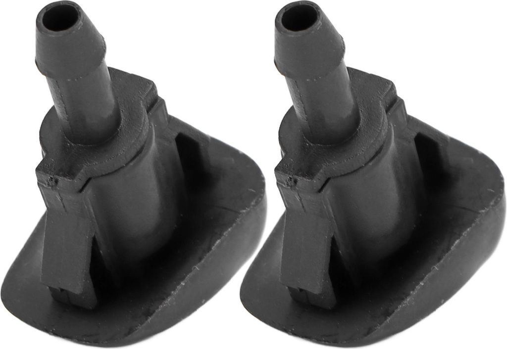 2pcs gicleur de pare-brise avant ABS noir haute résistance Image du produit 