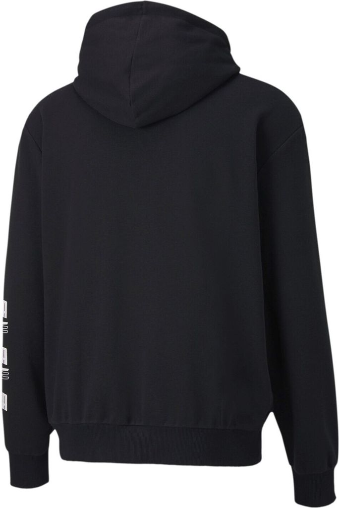 Puma Rebel Bold Hoody Tr, PUMA-BLACK-PUMA-WHITE, M