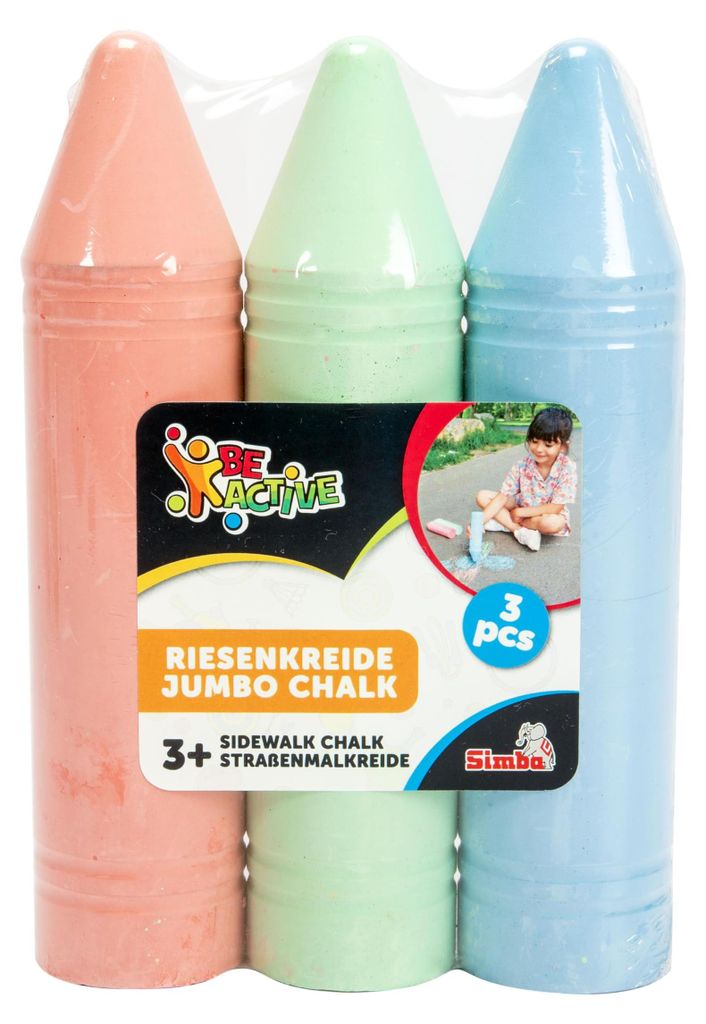 SIMBA DICKIE 106336213 - 3 pastelky na vyfarbovanie ulíc Obrázok produktu 