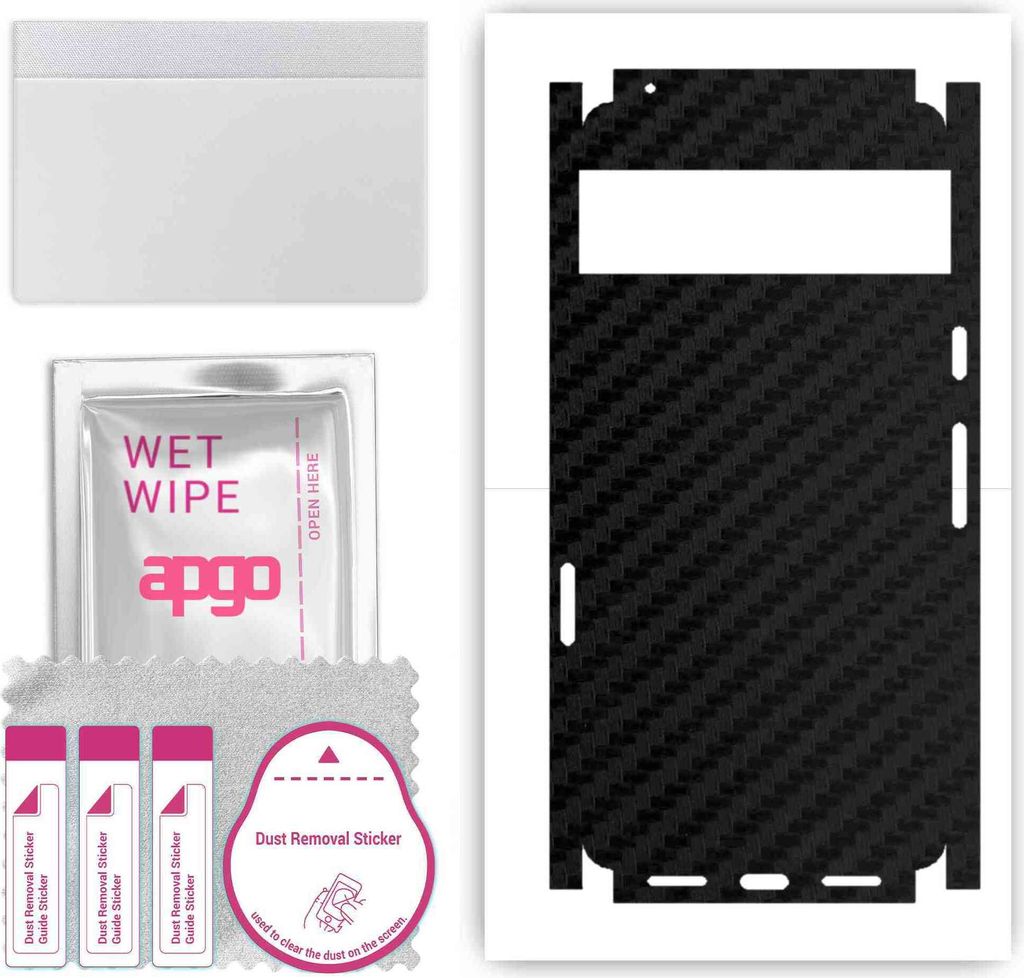 apgo Rückseite + Seiten Schutzfolie, Skin, kompatibel mit Google Pixel 7, Hinten Displayschutzfolie aus Vinylfolie, kratzfest, einfache Montage - ...