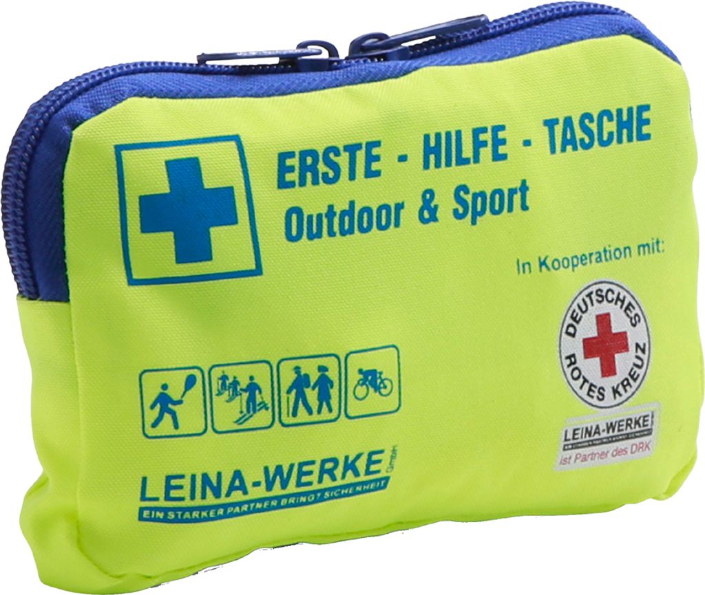 LEINA Erste-Hilfe-Tasche OUTDOOR & SPORT Edition DRK gelb