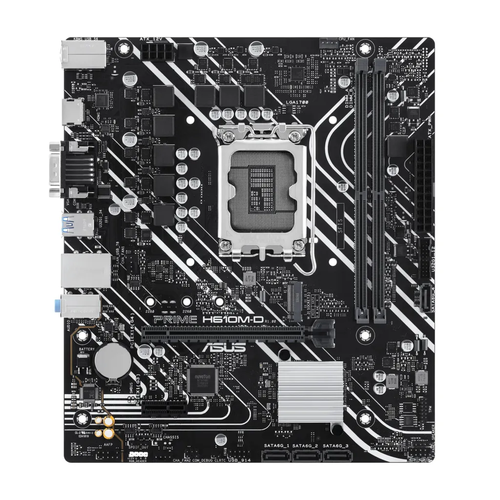 ASUS PRIME H610M-D Scheda Madre Professionale Intel H610 mATX - B2B - 2