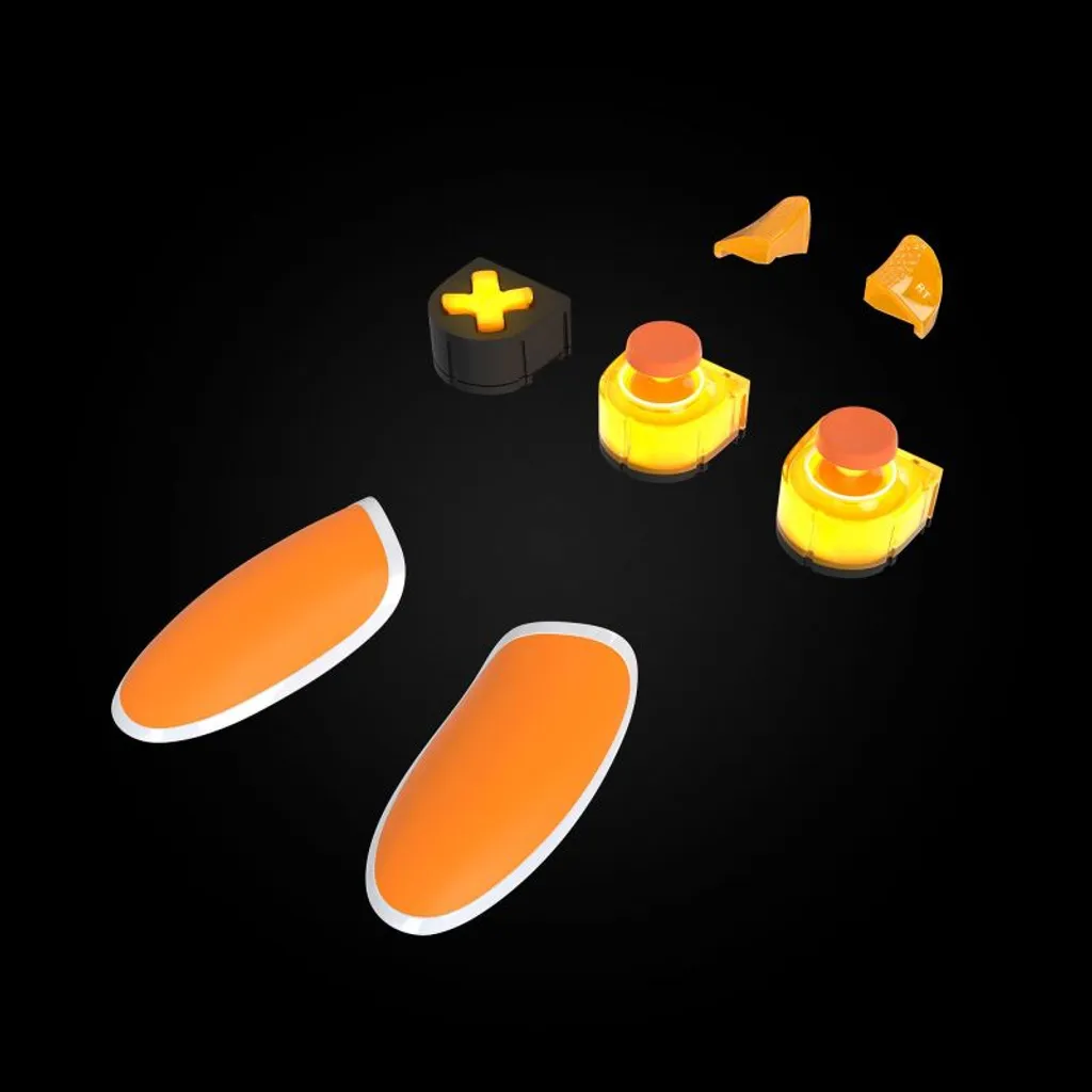 Modules LED Orange Crystal eSwap X Thrustmaster Personnalisables Xbox - 12