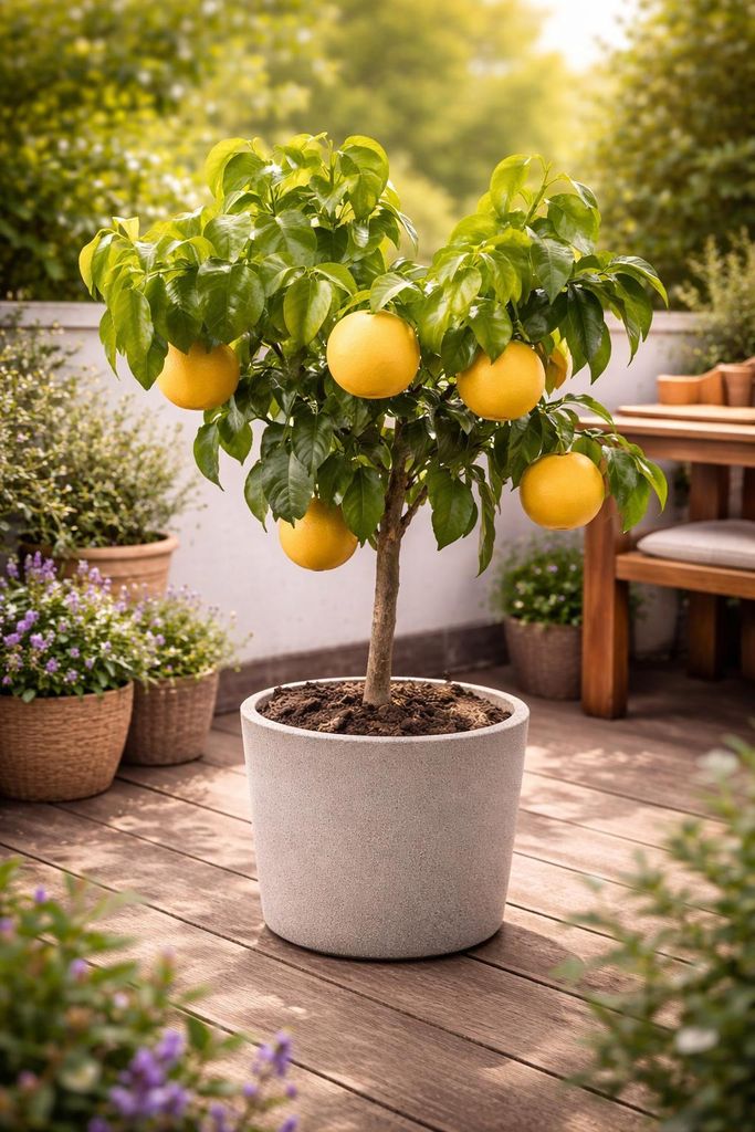 Citrus Paradisi – drzewko grejpfrutowe 70–100 cm – roślina Zdjęcie produktu 