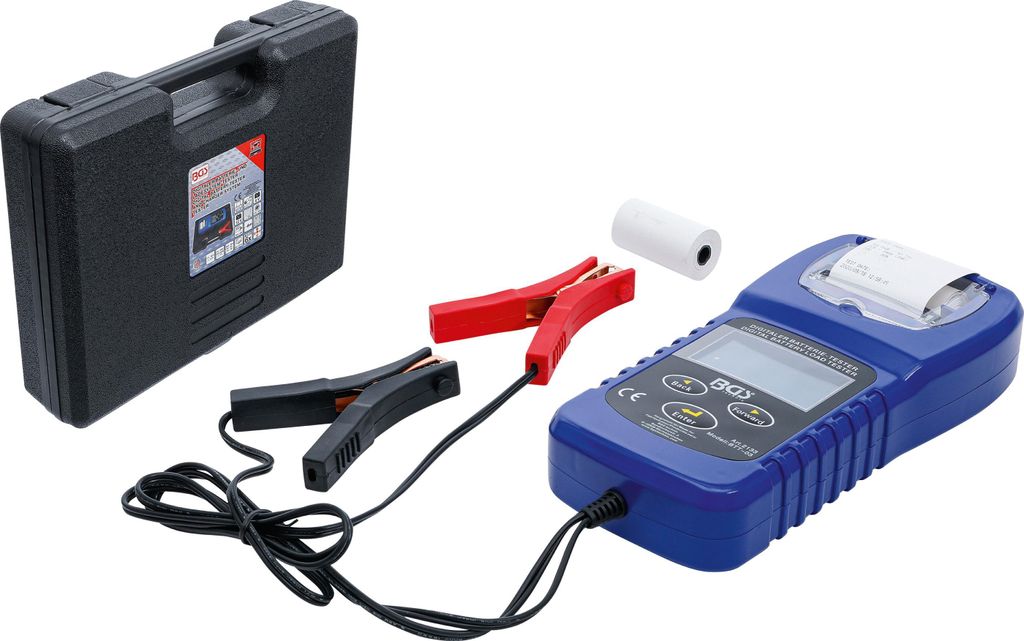 BGS Digitaler Batterie- und Ladesystem-Tester mit Drucker - 2133