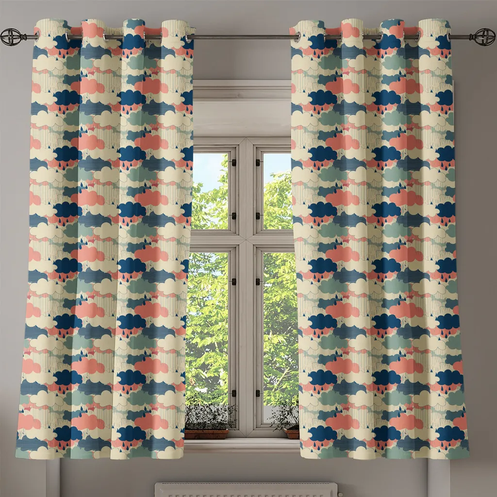 Rideau de décoration intérieure pour grandes fenêtres 280 cm x 245 cm - 2