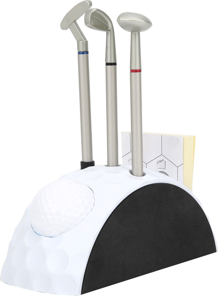Golf Pen Set,Golf Pen Stand,Desktop Golf Holding Stand,Golf Gift Set,Mini Golf Stand,Golf Putter Pen