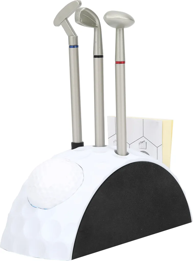 Supporto Penne Golf Professionale in Metallo per Scrivania Manager
