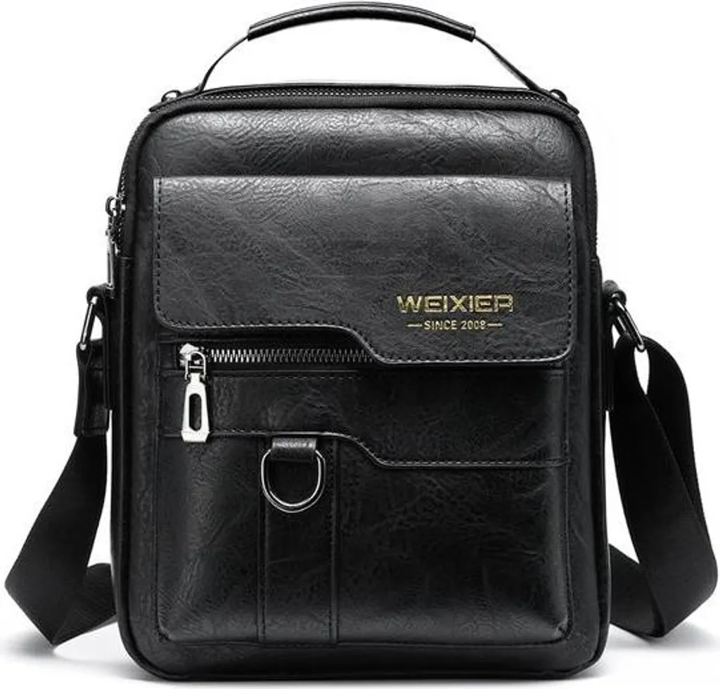 Petit sac à bandoulière noir pour loisirs et sorties - Pratique et chic