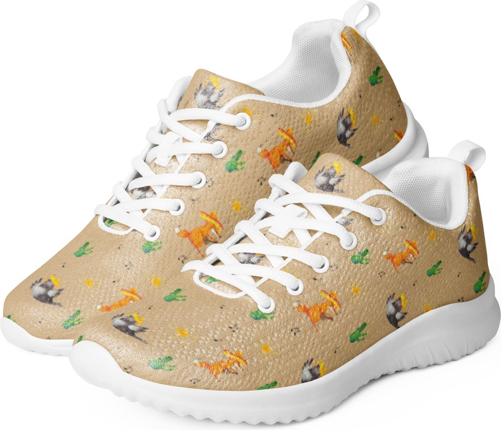 Mr. & Mrs. Panda Sneaker Damen Rabe Sombrero Größe 40 - Beige - Geschenk, Spruch Positiv, Freizeitschuh, Lustige Sprüche, Frauen, Vogel, Turnsch...