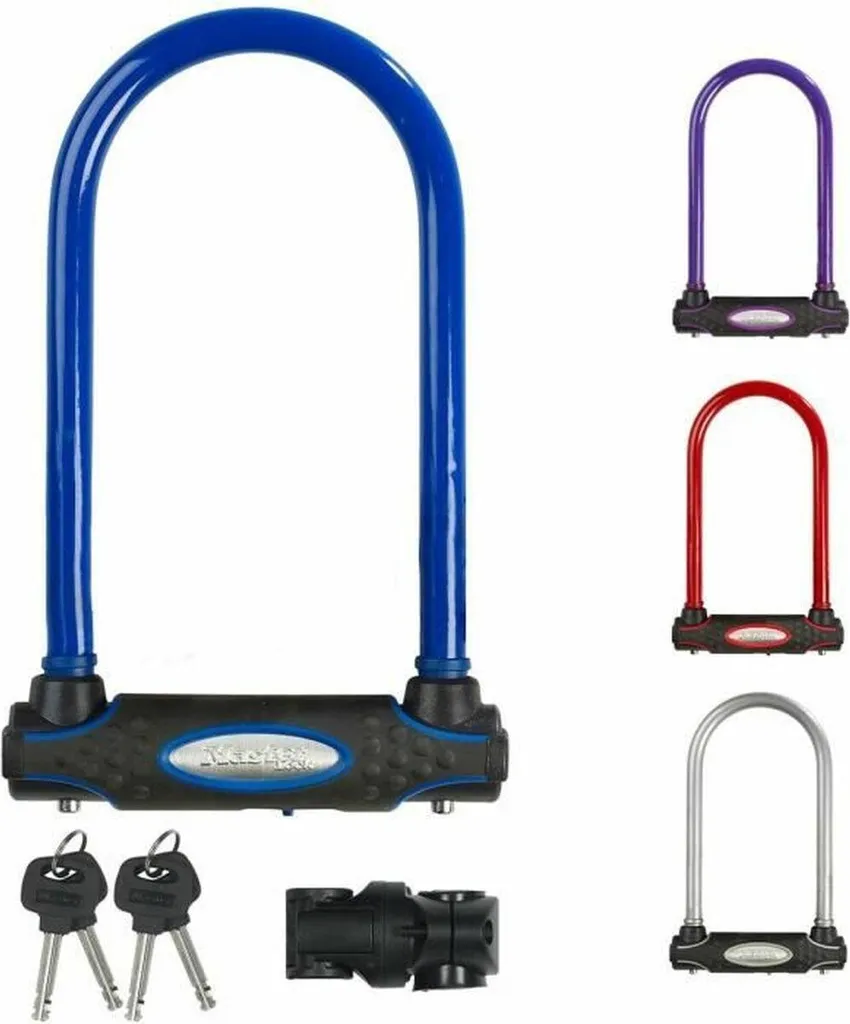Antivol vélo Master Lock U pour stationnement sécurisé VTT et vélo de ville