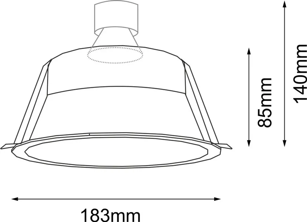Spot de plafond encastrable orientable blanc pour ampoule GU10 18W - 2
