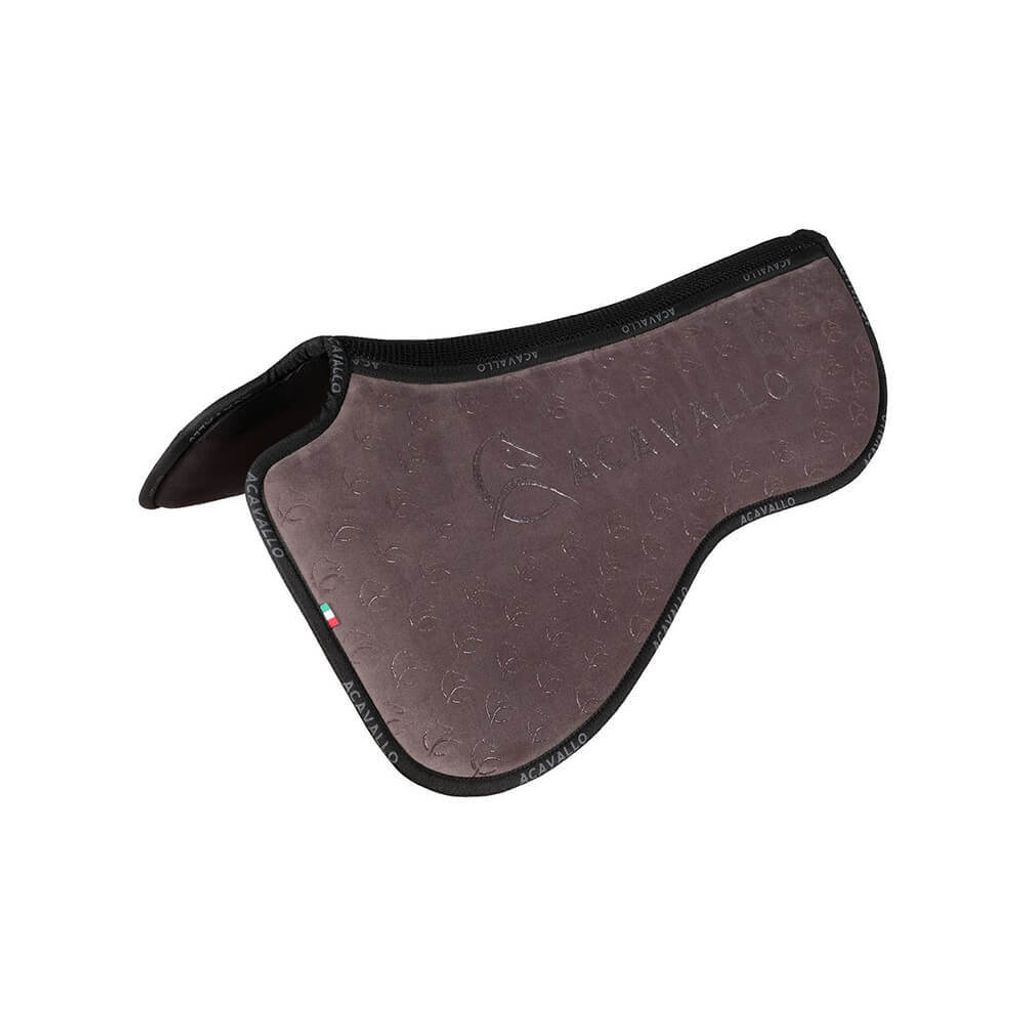 Acavallo Spine Free Memory Foam Pad Dressage Silicon Grip, Farbe:Brown