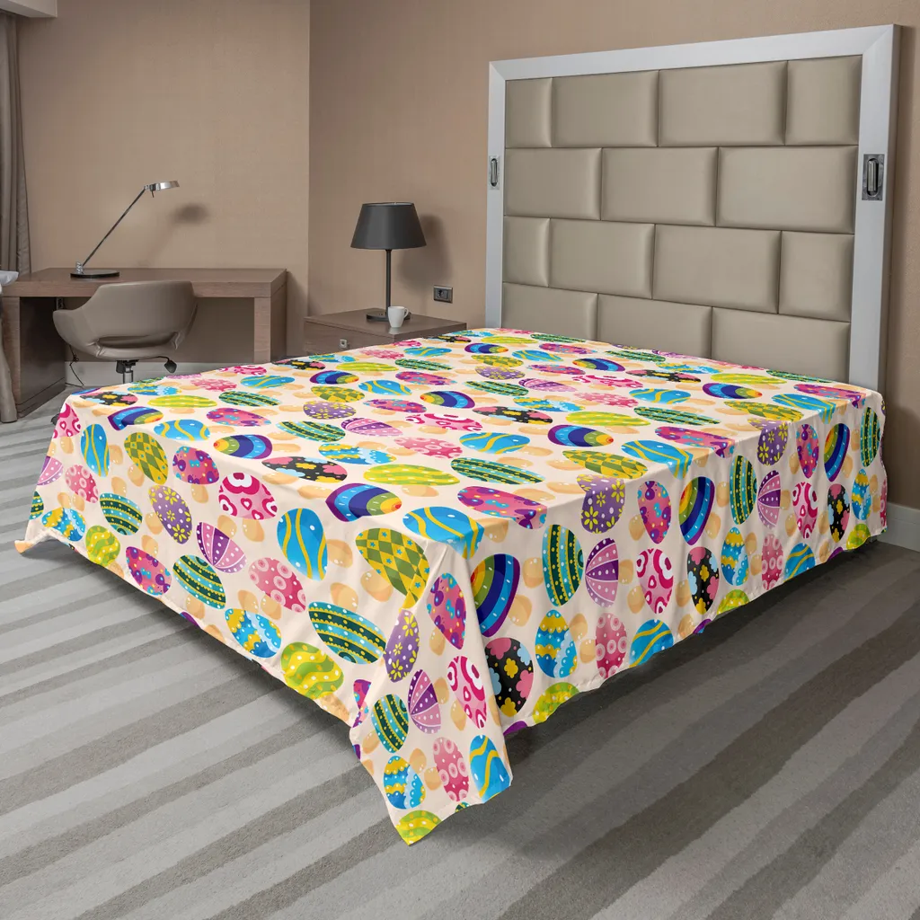 Lenzuolo Matrimoniale ABAKUHAUS Funghi 266x260 Multicolore Design