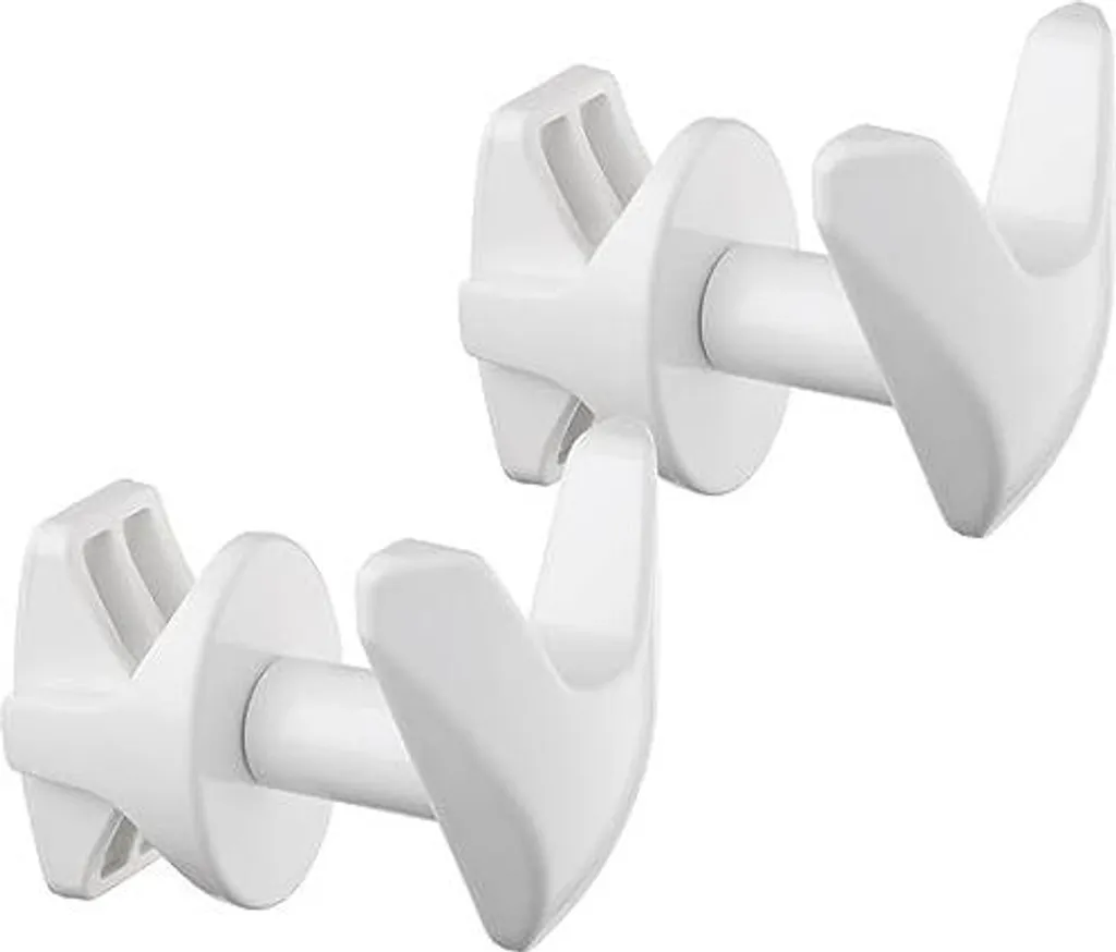 Radiateur Sèche-serviettes Mural Blanc - Lot de 2 Porte-serviettes