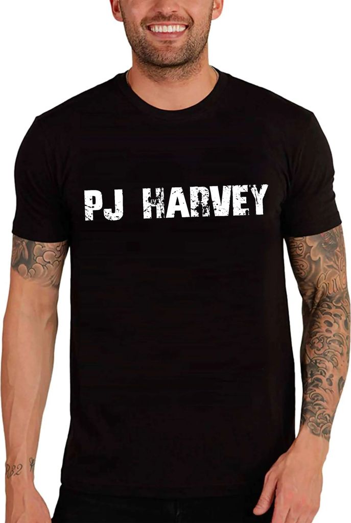 Herren Grafik T-Shirt Pj Harvey Öko-Verantwortlich Vintage Jahrgang Kurzarm Lustige Druck Geburtstag Geschenk Mann