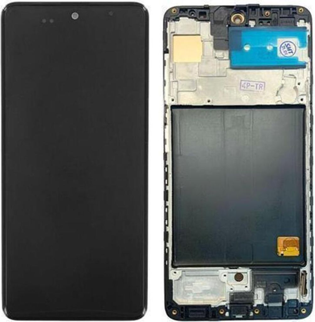 OLED Display Touchscreen Bildschirm Rahmen Schwarz für Samsung Galaxy A51 A515F