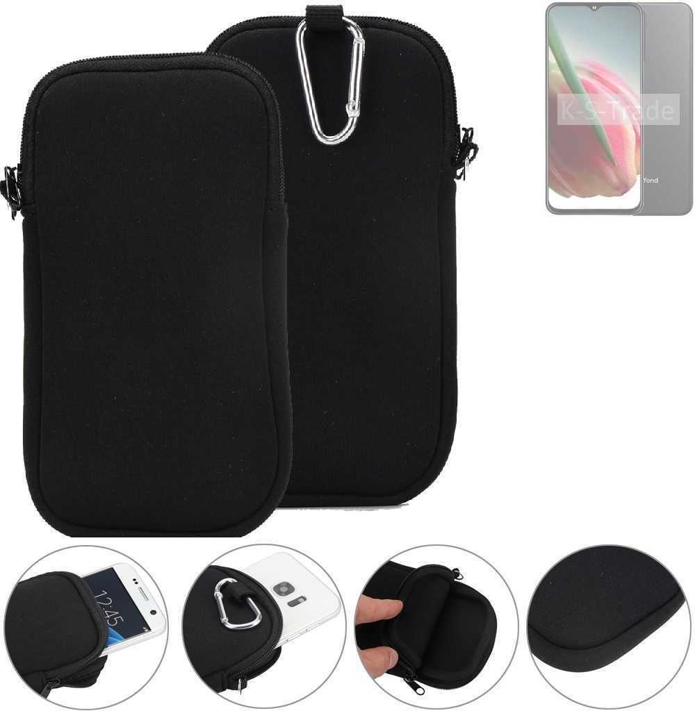 K-S-Trade Neopren-Hülle Handyhülle kompatibel mit FreeYond F9 Schutzhülle Neoprenhülle Sleeve Schutz-Hülle Gürtel Tasche Case Holster