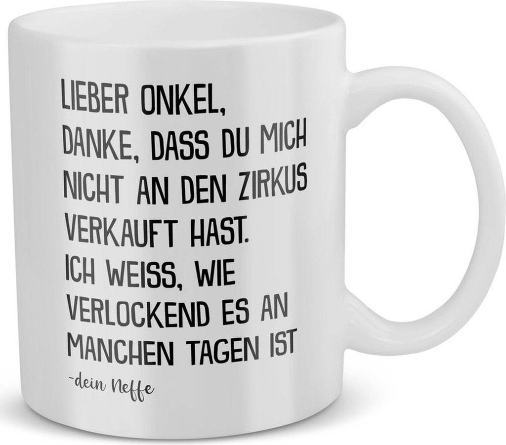 22Feels Bester Onkel Geschenk von Neffe Geburtstag Weihnachten Kaffeetasse Männer Herrentag Geburtstag Weihnachten Geschenkidee