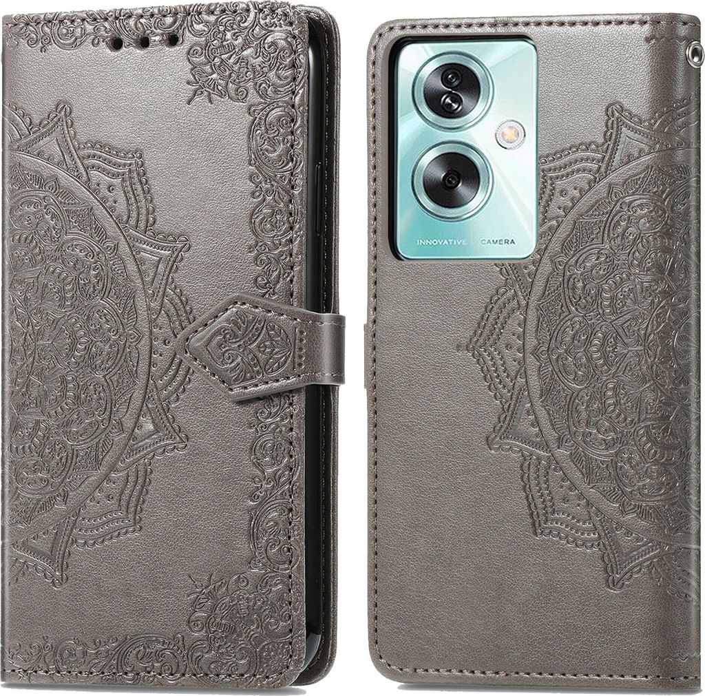 imoshion Mandala Klapphülle Oppo A79 - Grau
