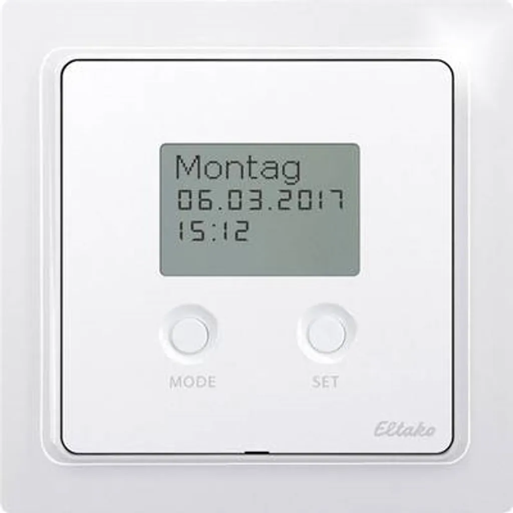 Horloge radio TF-SUD Eltako à portée maximale et montage encastré