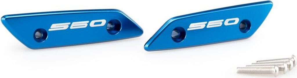 PUIG 21298A Rückspiegel Kappen passend fuer YAMAHA T-MAX 560 TECH MAX Blau