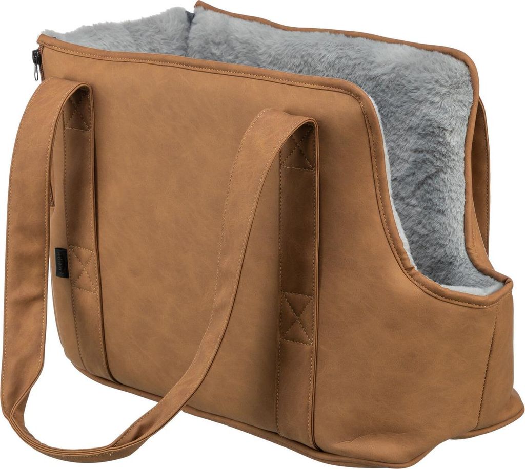 Trixie Tasche Evelyn braun/grau für Hunde