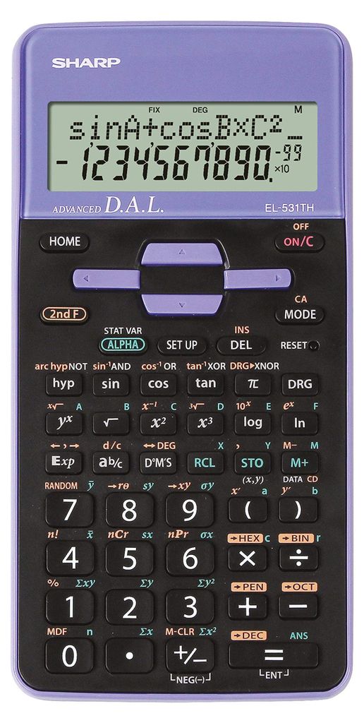 Sharp EL-531TH, Tasche, Wissenschaftlicher Taschenrechner, Produktbild 