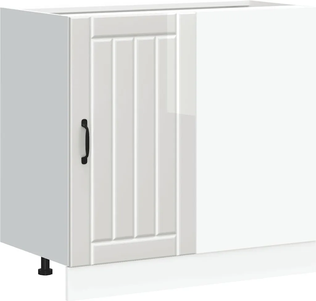 SYFAX™ Lucca Mobile Base Cucina Bianco Lucido | Design Salvaspazio