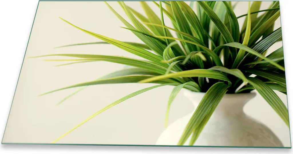 Copri Piano Cottura Vetro 80x52 - Certificato e Resistente - Verde - 1
