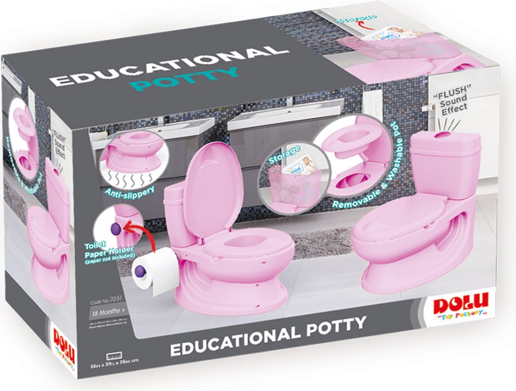 Dolu Die erste Toilette für Kleinkinder - rosa Produktbild 12