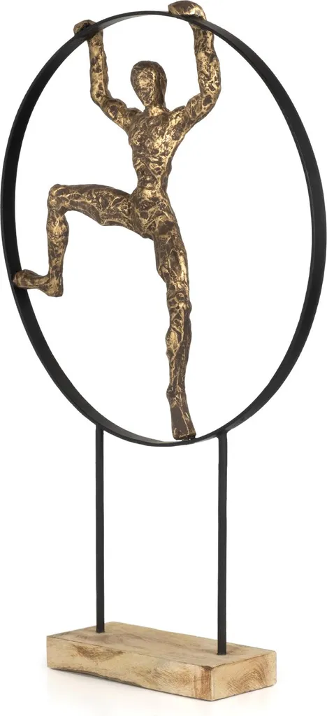 Statue décorative en bois Acrobate Moritz - Décoration salon design