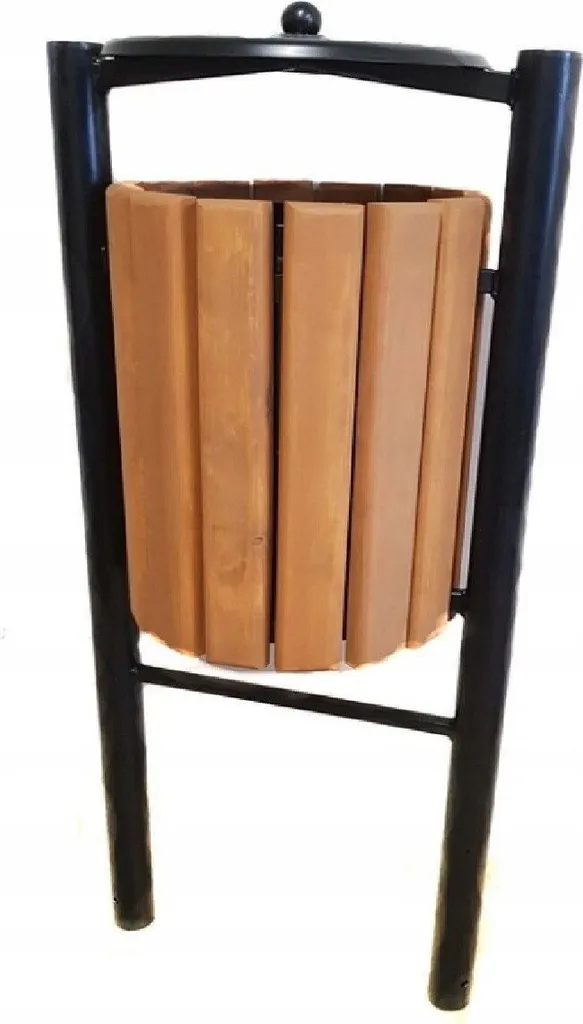 Poubelle pour Jardin et Terrasse 9554 - Idéal pour Espaces Publics