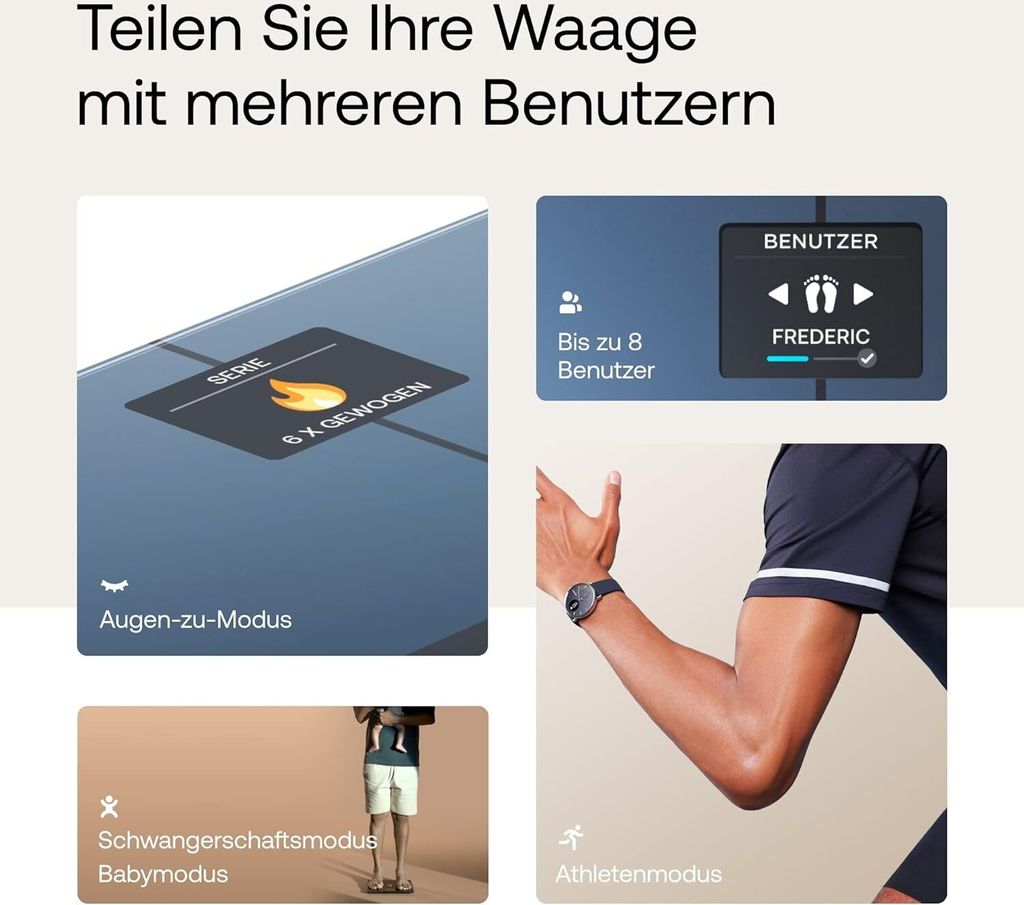Withings Body Smart Körperanalysewaage, umfangreiche Produktbild 19