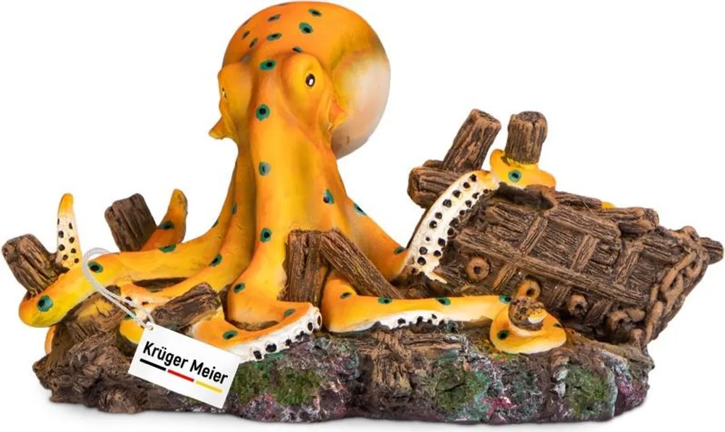 Décoration Aquarium Kruger Meier : Cachette Sans Risque pour Poissons