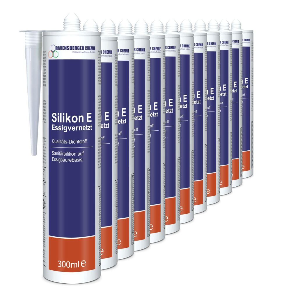 Ravensberger Chemie Silikon E 300 ml essigvernetzt – Produktbild 