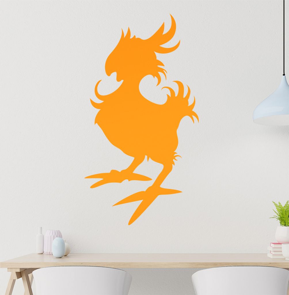 Kücken Huhn Vogel Wandtattoo in 6 Größen - Wandaufkleber Wall Sticker - Dekoration, Küche, Wohnzimmer, Schlafzimmer, Badezimmer