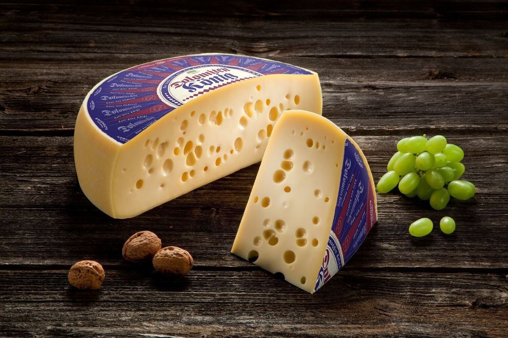 Dolomitenkönig Käse Mila ganze Form ca. 9 kg.