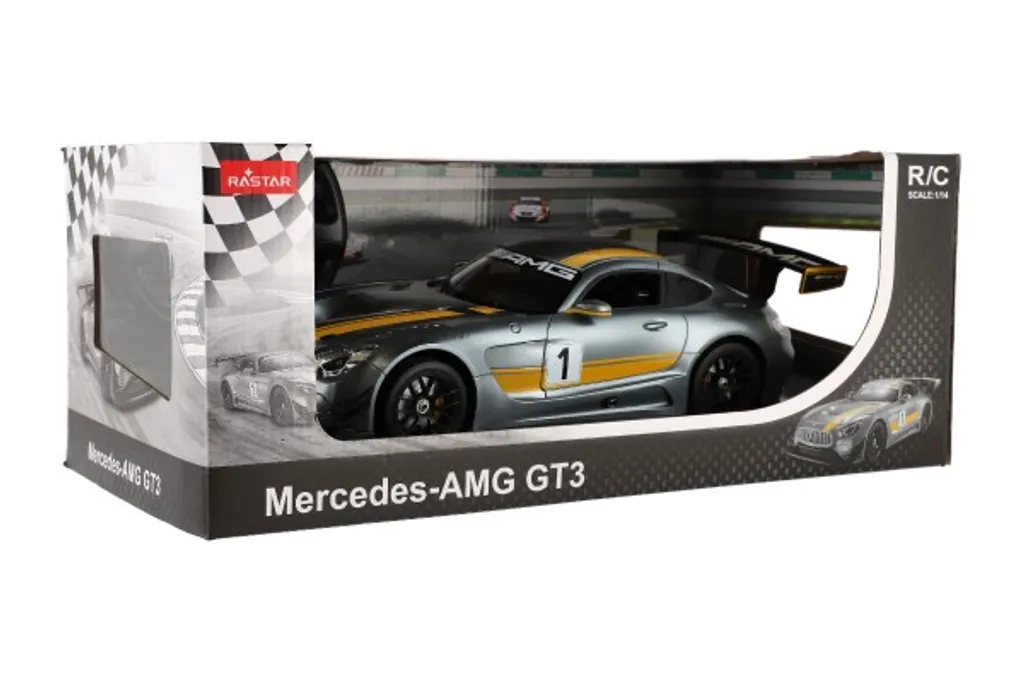 Voiture RC Mercedes AMG GT3 rechargeable - Fini les piles usagées